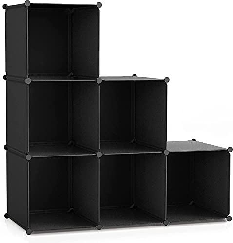Vacplus Bookshelf, Storage Shelf, Toy Storage, Storage Rack, Storage Box, Open Rack, Clothes Storage Box, Organizer, Large Capacity, Assembled, Multi-