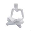 Creative Abstract Thinker Statue Figurine Collectable Decorative Resin Sculpture for Desktop Living