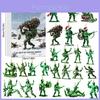 Weihnachts-Adventskalender-Überraschungsbox Mit Grünen Armeefiguren Acryl-Anhänger Für Feiertagsdekoration Und Geschenke