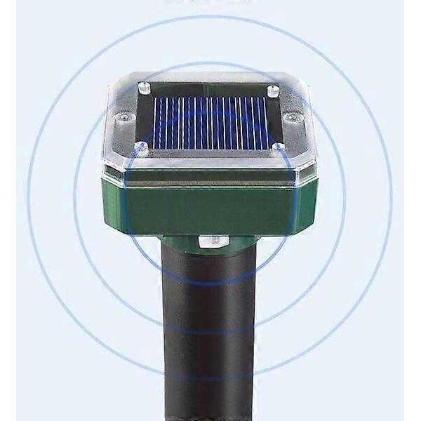 Rat repellent device, 4-piece set, solar-powered with a coverage area of 1000 square meters