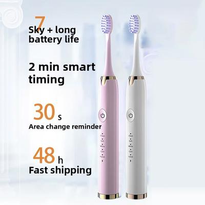 Smart Portable Electric Toothbrush Adult Rechargeable Sonic Electric Toothbrush Vibration Soft Hair