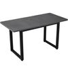 Flieks Dining Table Industrial Style, Modern Kitchen Table for Living Room and Dining Room