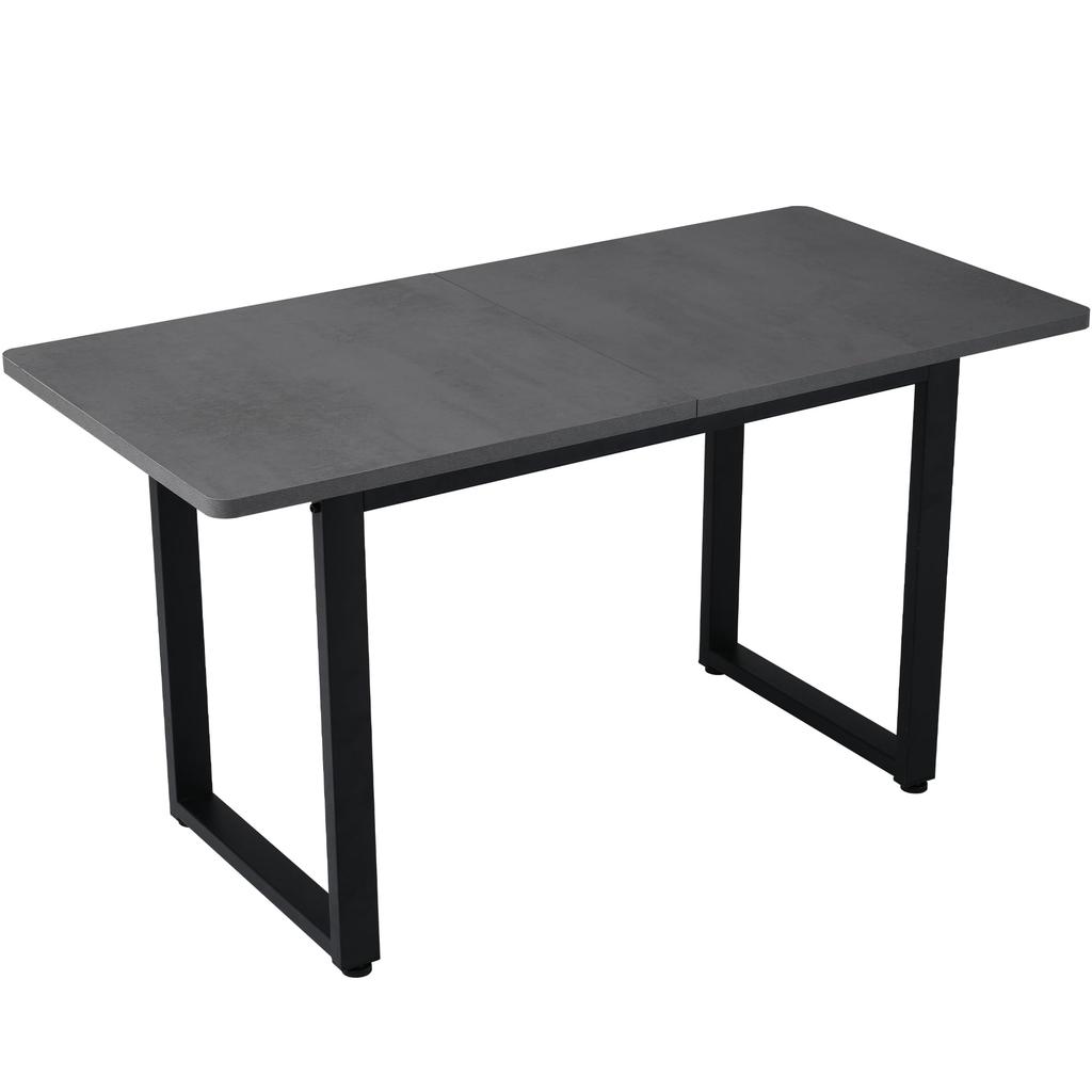 Flieks Dining Table Industrial Style, Modern Kitchen Table for Living Room and Dining Room