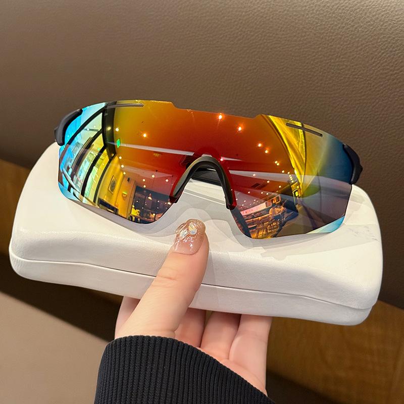 Cycling Glasses Men's and Women's Large Frame UV Protection Sunglasses Outdoor Moving Marathon Running Goggles