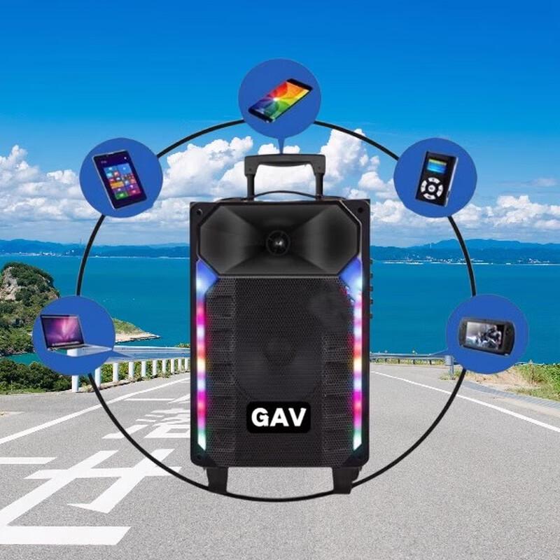 GAV A8-8 8-Inch Outdoor Portable Bluetooth Speaker