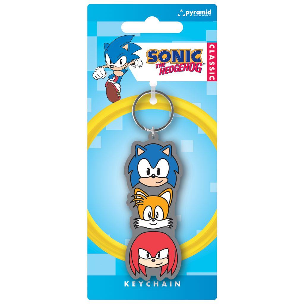 Sonic The Hedgehog Portachiavi in ​​PVC Trio Stack