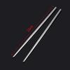 Practical Tableware Hollow Non-slip Chop Stick Stainless Steel Chopstick