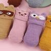 Animals Baby Thickening Plush Coral velvet socks Floor Sox Anti-slip Slippers Newborn Toddler Socks