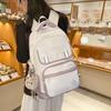 Stylish New College Student Backpack, Simple High-value Backpack, Girls' Large-capacity Junior High School Student Schoolbag