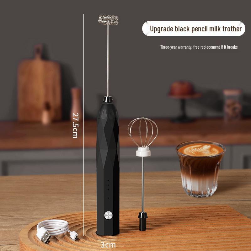 Mongdio Electric Handheld Coffee Milk Frother Whisk Mixer
