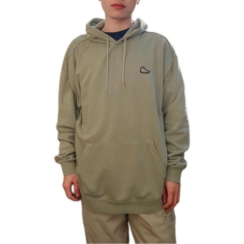 Converse Sweatshirts Unisex Green Hooded Moderate Regular 10025456-A05