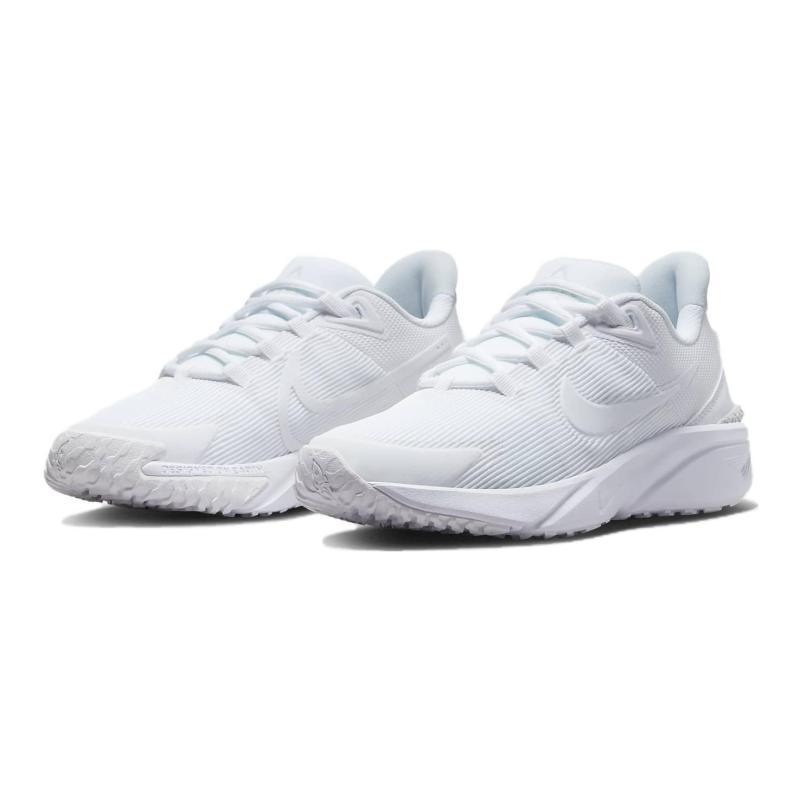Nike Star Runner 4 GS 'Triple White' Sneakers DX7615-100