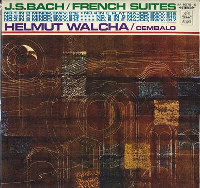 LP Record HELMUT WALCHA - Bach: French Suites (6 Pieces In To AA80756 ANGEL Japan Classical Used
