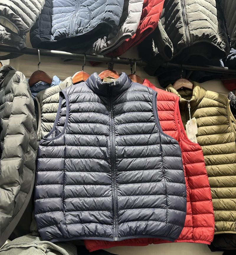 Herren Federleichte Daunenweste – Schlanke, Ärmellose Winterjacke für Väter und Senioren