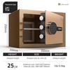 Small Safe Coffer Household Safe Deposit Box Office Hotel Electronic Fingerprint Password Lock Thickened Anti Theft Cabinet