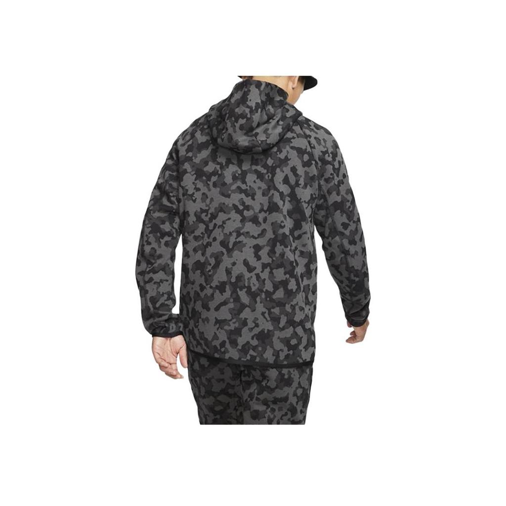 Nike Camo Zip-Up Hoodie Men Hoodies Black-Camo CJ5976-010