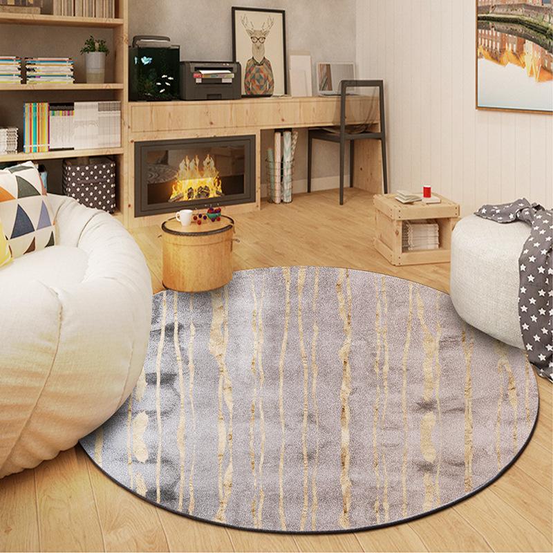 Wohnzimmer Runder Teppich Geometrisch Abstrakt Couchtisch Sofa Teppich Zuhause Schlafzimmer Bettvorleger