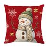 Soft Throw Cushion Case Reindeer Xmas Pillowslip Atmosphere Christmas Pillow Covers  Sofa Couch