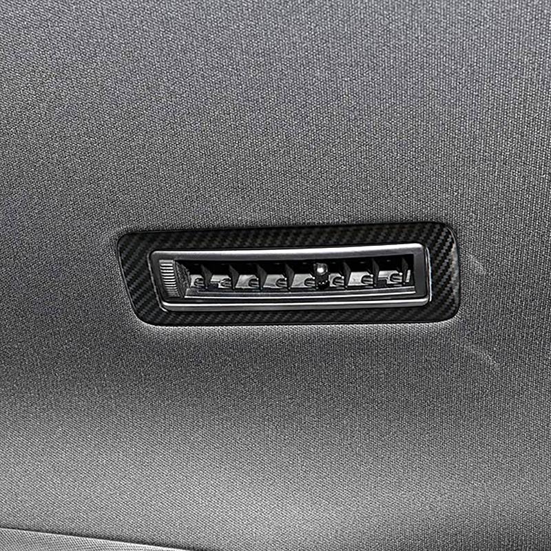 Car Styling Roof Air Outlets Frame Decoration Cover Trim For BYD Tang 2025 Carbon Fiber Color Interior Accessories