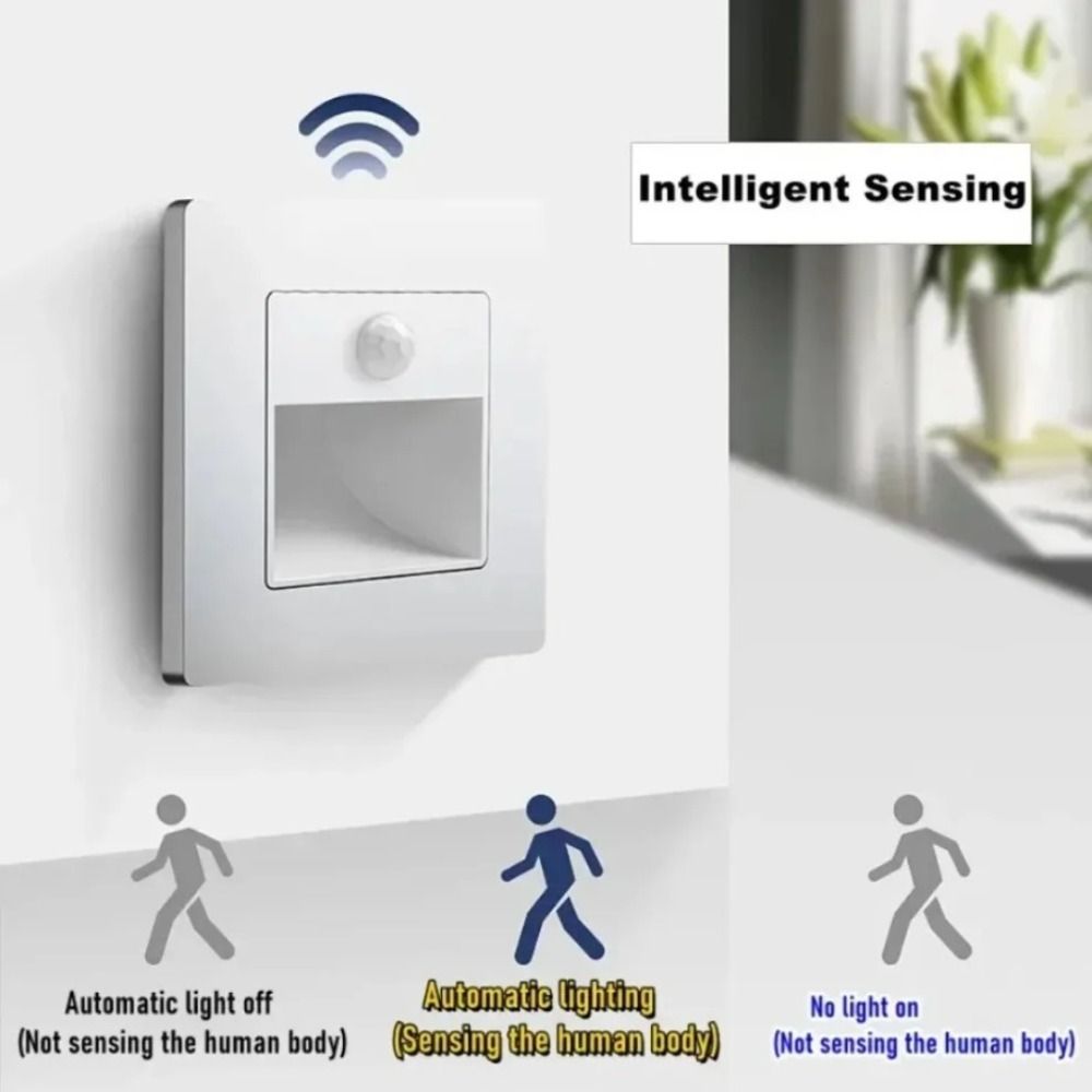 2 Pcs Corridor Lighting Recessed Led Wall Lamp Step Lamp Stair Step Wall Lamp  Indoor