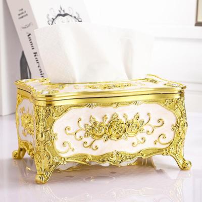 European-Style Tissue Box: Creative Napkin Holder for Living Room, Coffee Table, KTV, and Hotel.