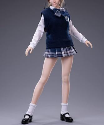 Scale Figure CDToys CD030C Fashionable Beautiful High School Girl Sailor Uniform with Stockings and Shoes Set and Head Not [TOYBARJAPAN] 1/6 (Body