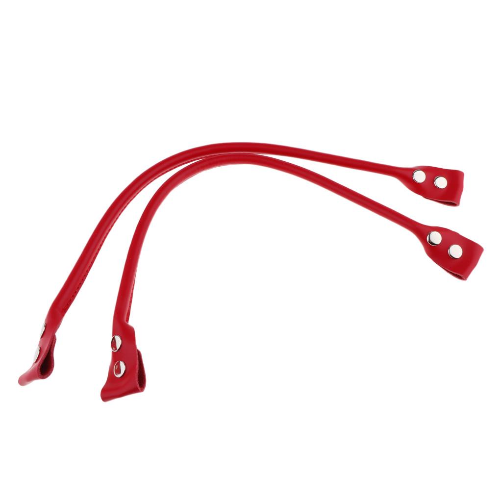 2x Genuine Leather Handbag Detachable Bag Strap Replacement Bag Accessories 58cm