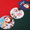 100 PCS Christmas Wrapping Labels Self-adhesive Sealing Labels Christmas Gift Wrap Stickers Christmas Party Supplies