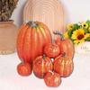 7 Pieces Faux Pumpkins Decorations Decor Crafts Artificial Ornaments for Seasonal Fireplace