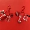 Key Chain Delicate Craft Cartoon High Simulated Funny Couple Accessory Decorative Portable Red Cola Bottle Keychain Car Pendant