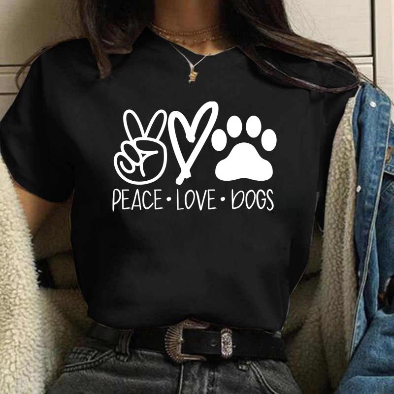 Printed casual top summer cartoon pattern printed T-shirt