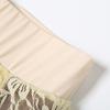 High Waist Girls Short Mini Skirt Multi-layer Splicing Irregular Skirt Tassel Mini Skirts  Girls