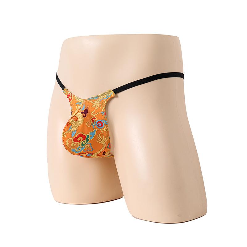 2025 new thong seduction sex panties Chinese style phoenix pattern sexy passion sexy thong