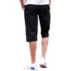 Li Ning Solid Color Loose Fit Three Quarter Casual Pants Men Bottoms Black AKQU435-1