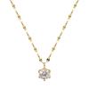 Single Diamond Necklace, Women's Collar Chain, Light Luxury, Niche Design, Gentle Temperament, Simple and Versatile.
