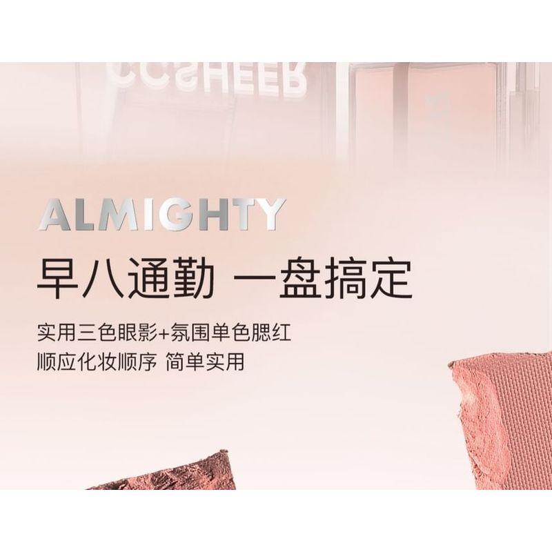 CCSHEER - Four-Color Blush & Eyeshadow Palette - 3 Types