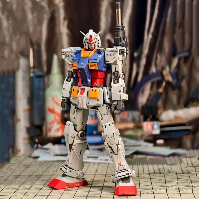 GTO HG 1/144 Yuan Zu Tmech Bausatz RX-78-2 Actionfiguren Jungen Puzzle Spielzeug Sammlerstück Schreibtisch Dekoration Geschenk