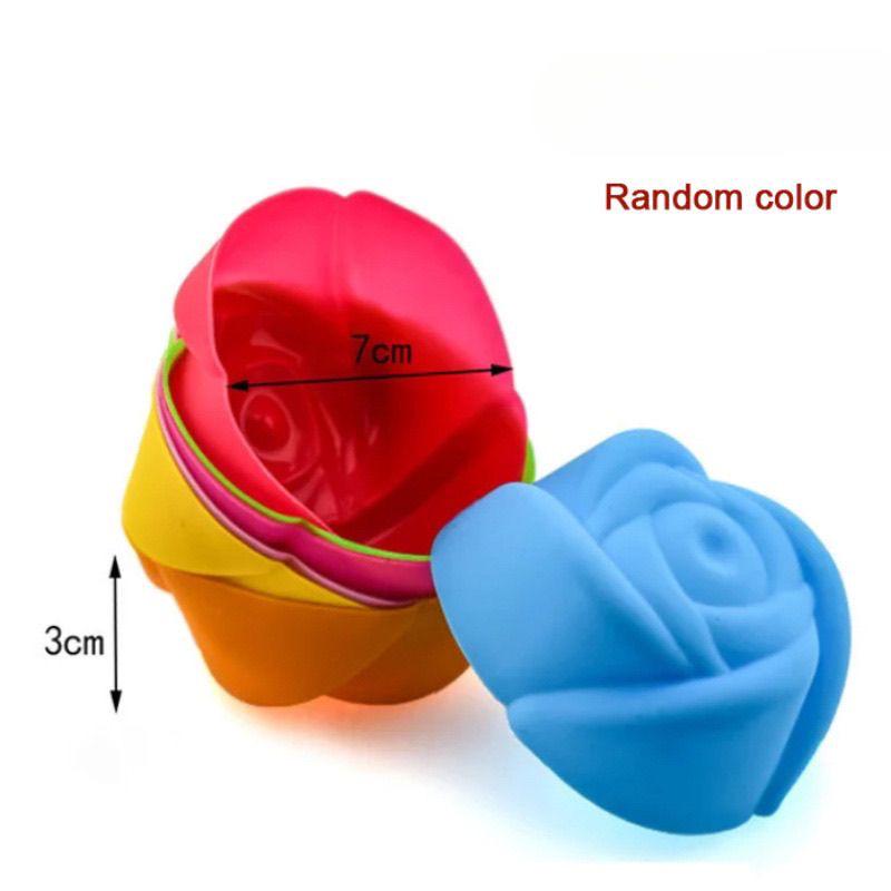 Silicone Muffin Cups: Round, Heart, Flower-Shaped High-Temp Baking Molds