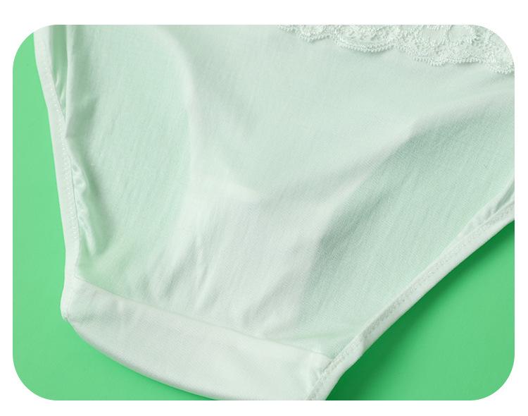 70g Pizzo 100% Seta di Gelso Intimo Triangolo Senza Cuciture a Vita Media - Sottile, Traspirante, Aderente ai Glutei Stile Estivo Donna