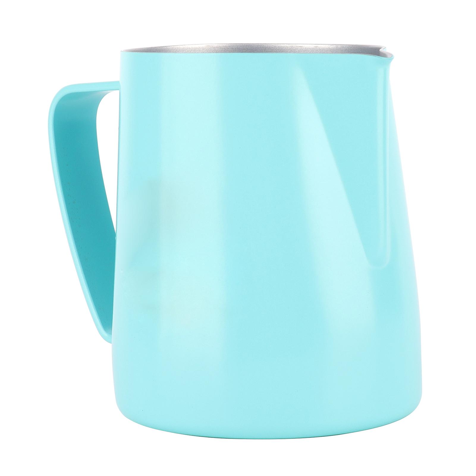 

Кофейная чашка с острым носиком, питчер для молока из нержавеющей стали для дома, кофейни, мятно-зеленый, 600 мл