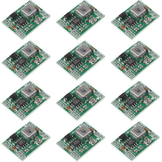 12PCS MP1584 MP1584EN DC-DC 3A Adjustable Voltage Buck Converter Mini Voltage Power Supply Step Down Module 24V To 12V 9V 5V 3V