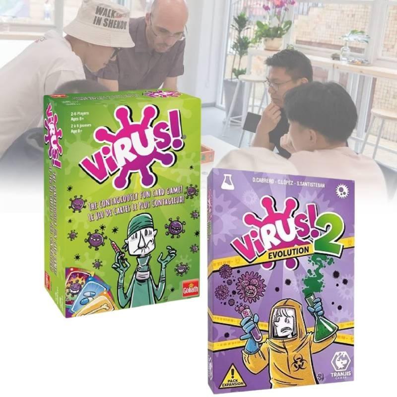 Živá karetní hra o virové infekci pro rodinnou zábavu a zábavná setkání