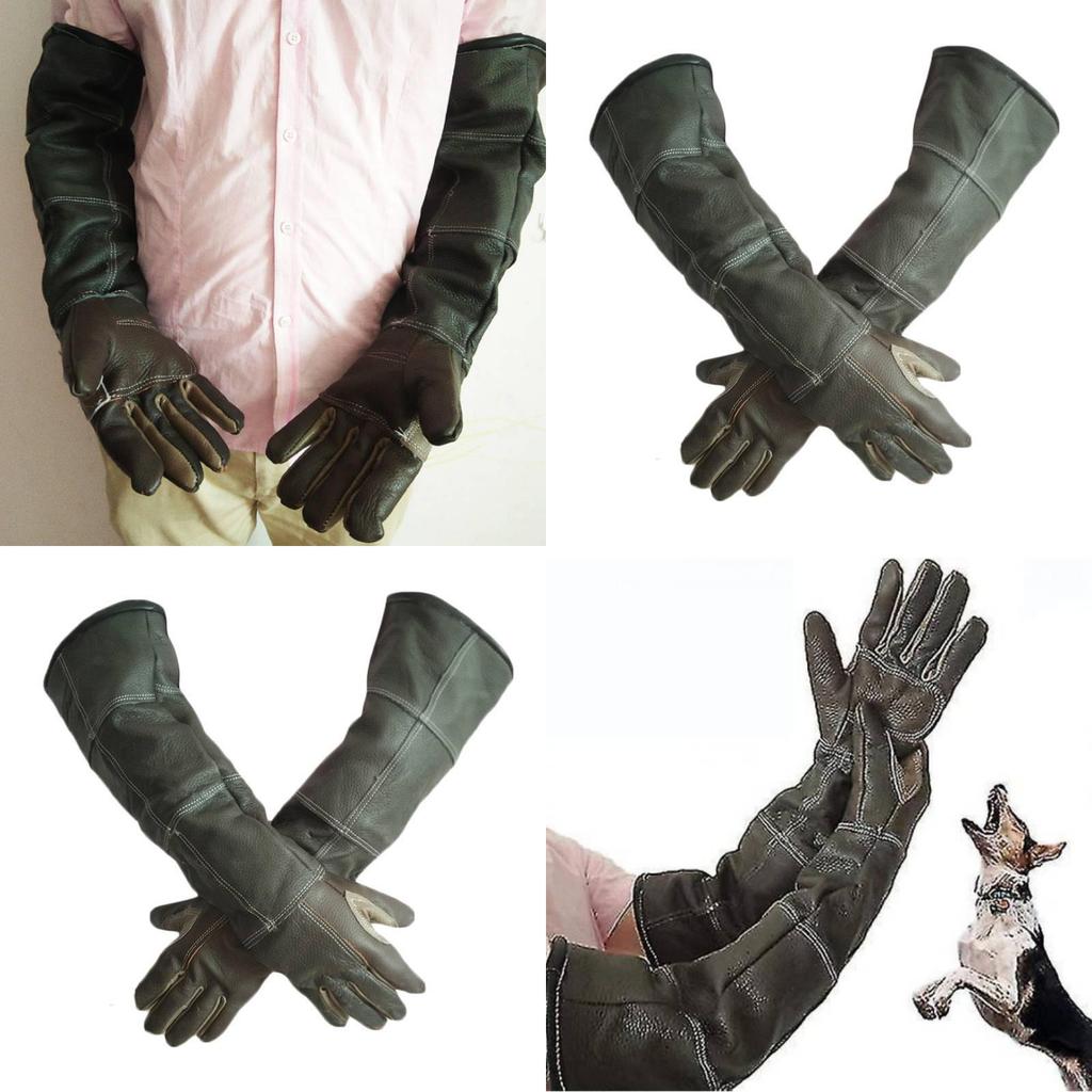 Cat Dog Biting Prevention Gloves With Waterproof And Cutresistant Material For Pet Grooming And Wildlife Care