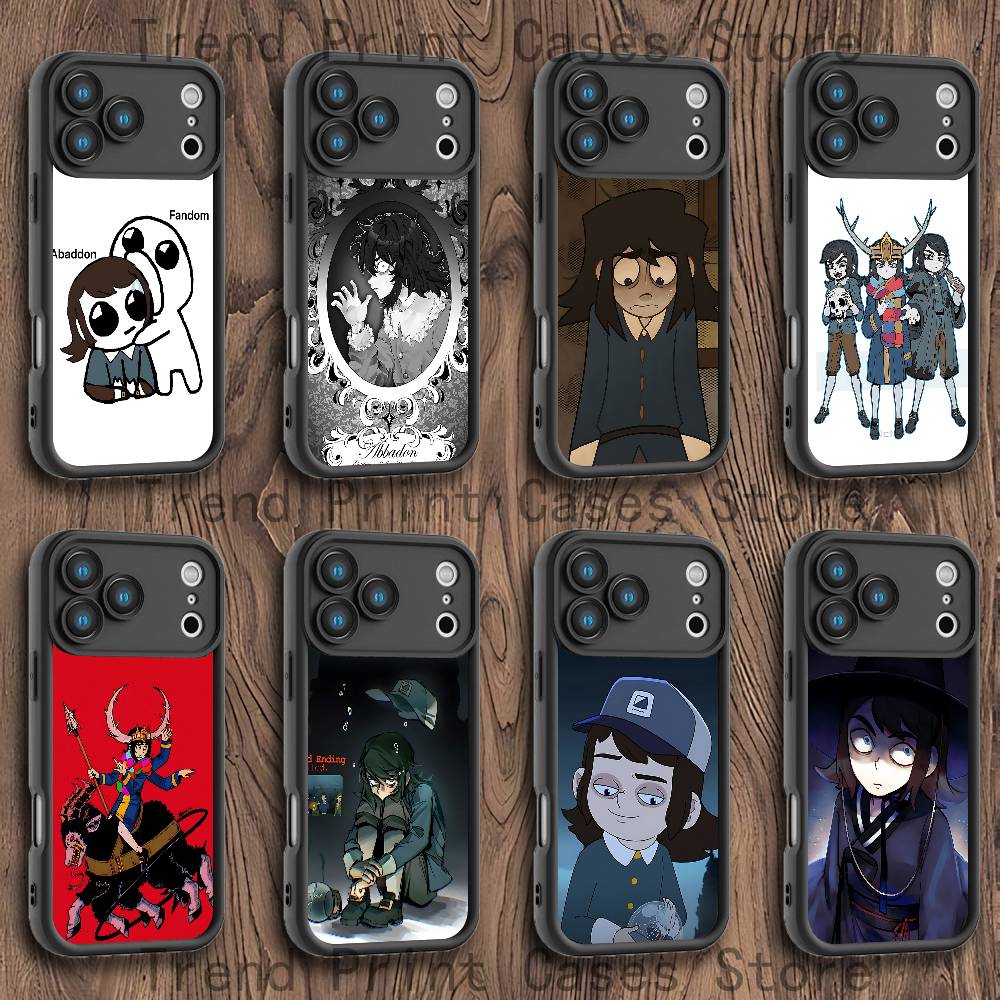 H-Haunted H-Hotel Abaddon Phone Case For iPhone 17,16,15,14,13,12,11,Pro,Max,Plus,X,XS,SE4,E,Mini Black Thickened Border Case