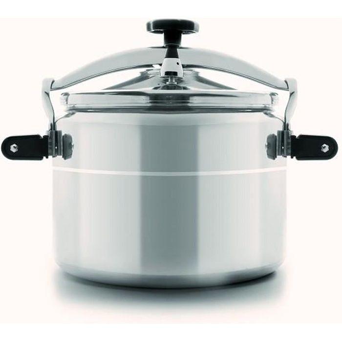 Autocuiseur - PRO-CLASSIC - 22 L - Aluminium - Couvercle inox 18/10 - Diamètre 34 cm