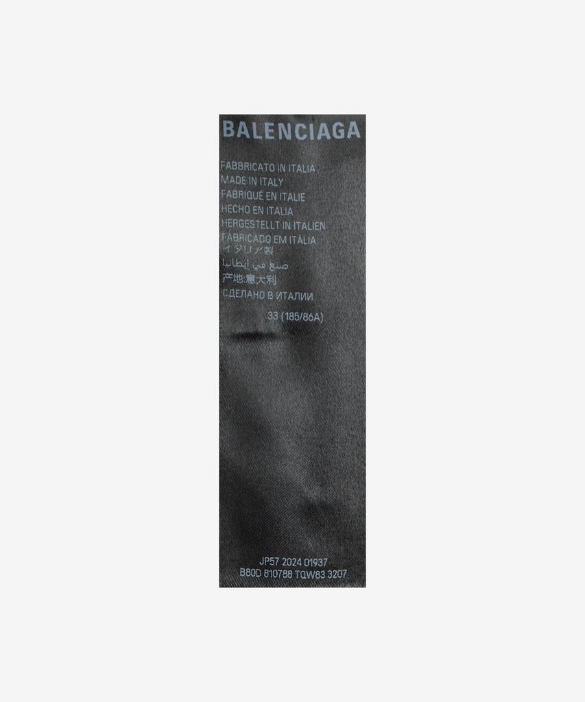 Ballensiaga Straight Fit Pants - Jet Black / 810788Tqw833207