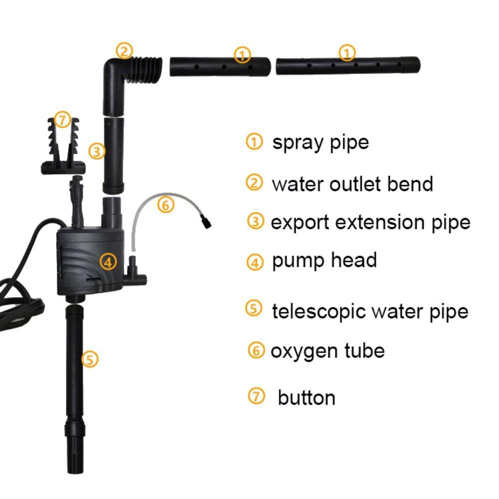 Plastic Fish Tank Filter Silent Fish Stool Filter Collector Submersible Pump for Aquarium