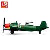 170pcs Sluban 0683 WW Il Military Attack Aircraft Model  Building Block Toys Children Diy Bricks Toy Gift