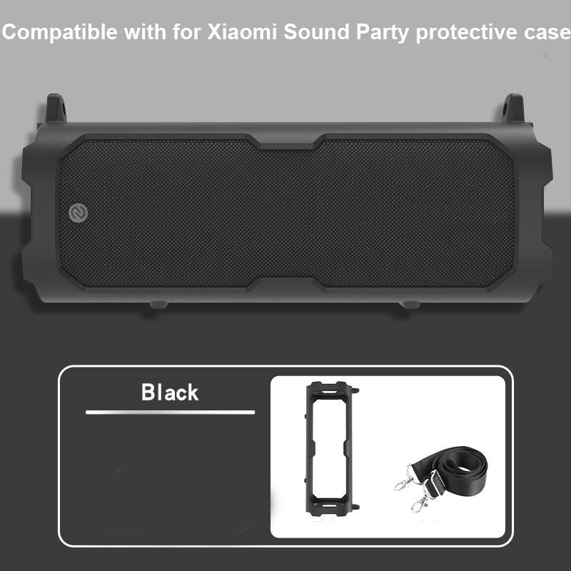 Brand New Silicone Case Cover For Xiaomi Sound Party Bluetooth-Compatible Speaker Travel Carrying Protective With Shoulder Strap