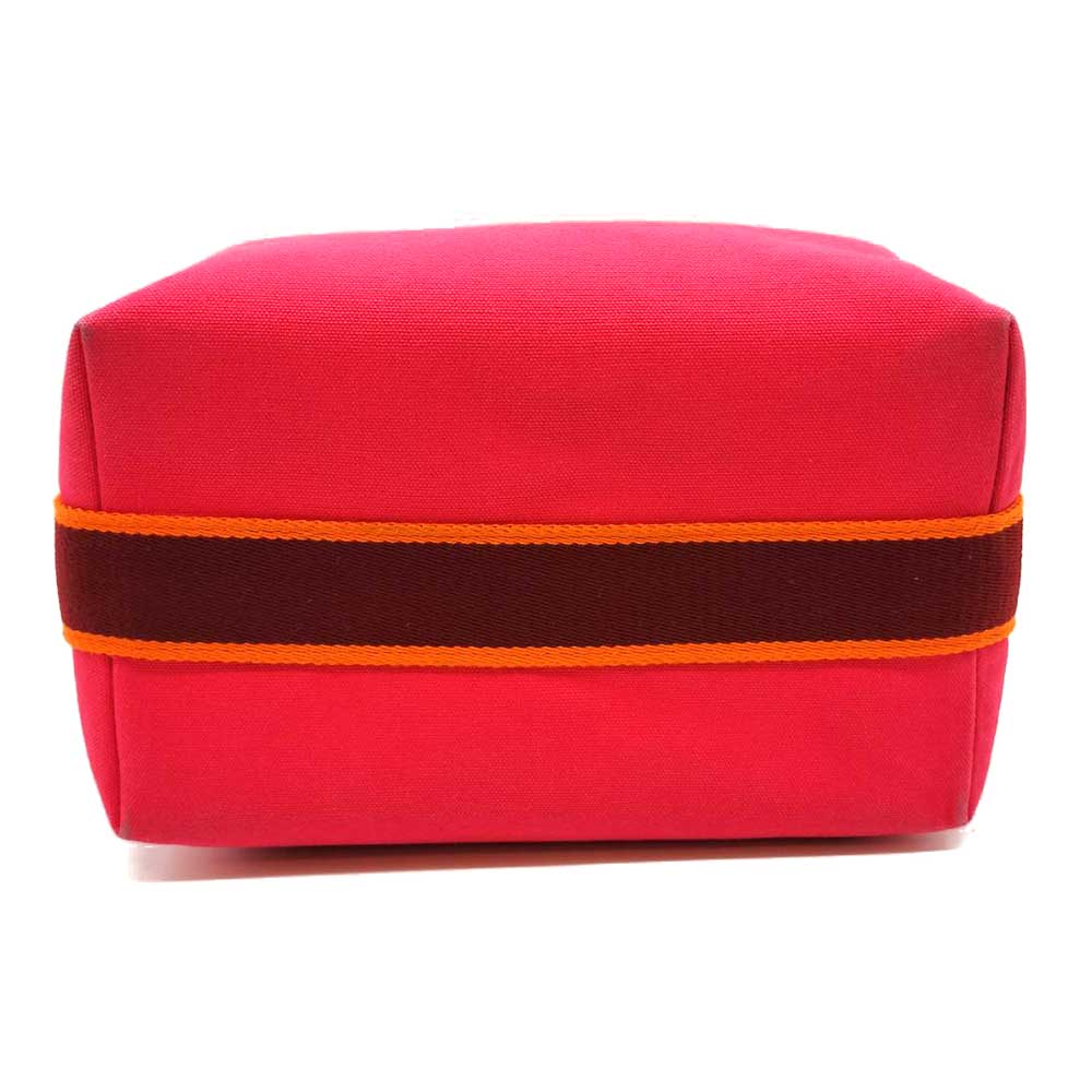 Used HERMES Brid a blackHandbag canvas Women